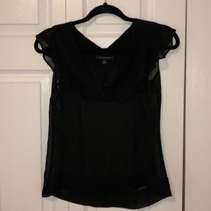 Sheer banana republic blouse
